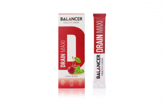 Balancer. Концентрат сухой Дрейн Макси со вкусом «Вишня-мята», 10 шт.