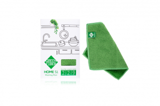 Green Fiber HOME S1, Файбер для мытья посуды, зеленый